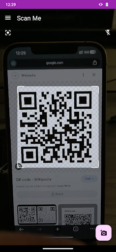 Android application ScanMe - QR Code Scanner screenshort