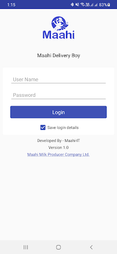 Android application Maahi Delivery Boy screenshort