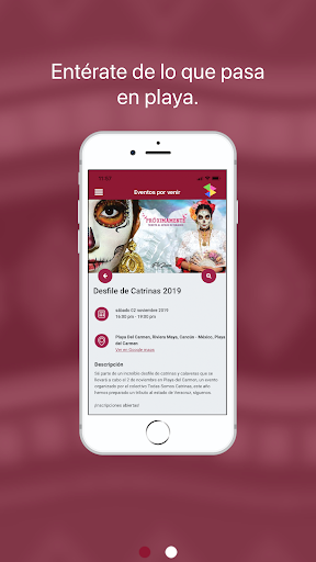 Android application Cultura Playa screenshort