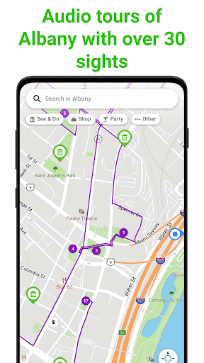 Android application Albany Tour Guide:SmartGuide screenshort