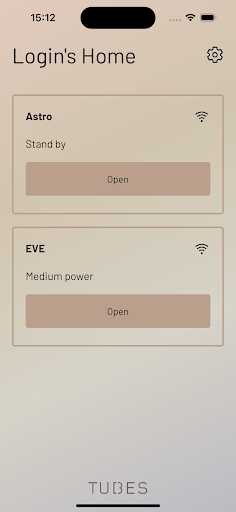 Android application Tubes Plug&Play screenshort