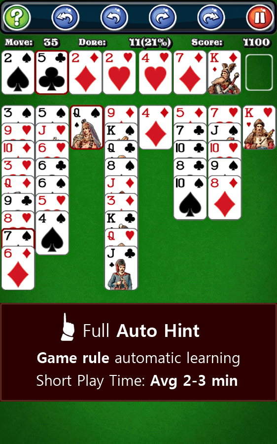 Android application 550+ Card Games Solitaire Pack screenshort