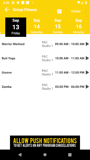 WarriorRec Screen 3