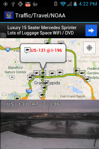 Michigan Traffic Cameras Screen 3