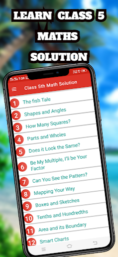 Android application Class 5 Math NCERT Solution screenshort