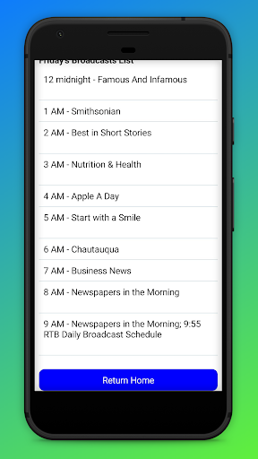 Radio Talking Book Screen 2