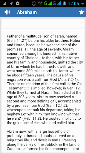 Easton Bible Dictionary Screen 3