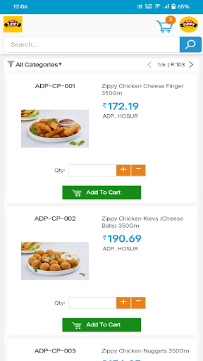 Android application ADP's ZiPPY screenshort