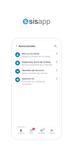 Android application SisApp screenshort