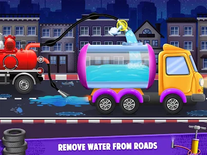Kids Road Cleaner Rescue Game
