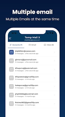 Temp Mail X - Mutil Emailのおすすめ画像3