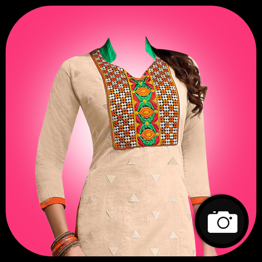 Woman Salwar Suit Photo Maker  Icon