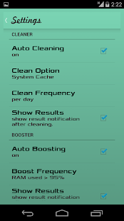 Clean Droid: Boost du Cache et Capture d'écran