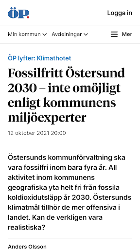 Android application op.se screenshort