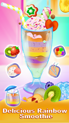 Ice slushy smoothie maker gameのおすすめ画像1