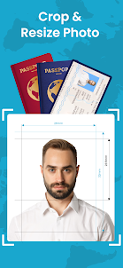 護照尺寸照片製造商 - 調整護照圖像大小並更改背景