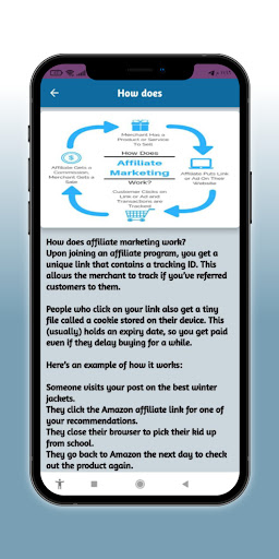 Android application Learn Affiliate Marketing screenshort