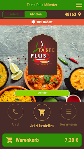 Android application Taste Plus Münster screenshort