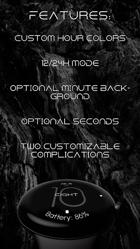About Time Watch face Screen 2