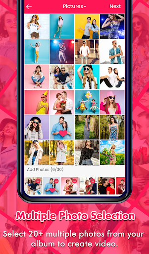 Android application Valentine's Day Video Maker screenshort
