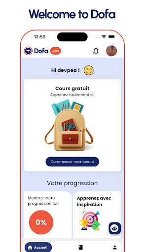 Android application Dofa auto screenshort