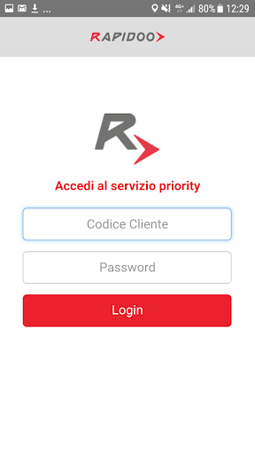 Android application Rapidoo Priority screenshort