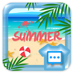 Cover Image of डाउनलोड Summer beach skin for Next SMS  APK