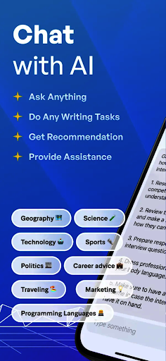 Android application Chat AI : AI chatbot screenshort