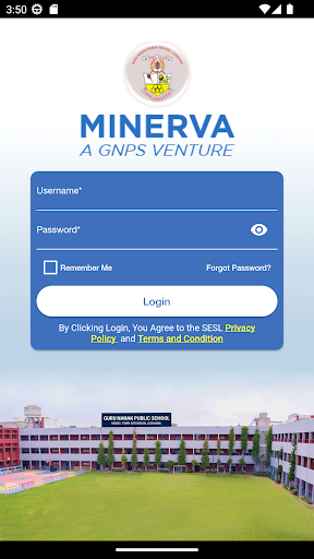 Android application MINERVA - A GNPS VENTURE screenshort