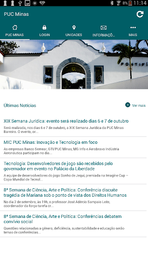 PUC Minas Mobile Screenshot 1 - AppWisp.com