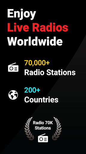 Android application Radio : Live FM Radio screenshort