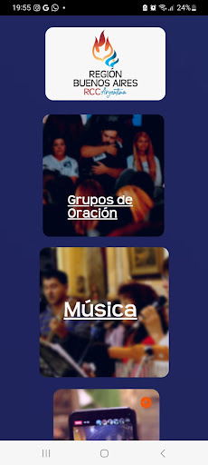 Android application RCC Buenos Aires screenshort