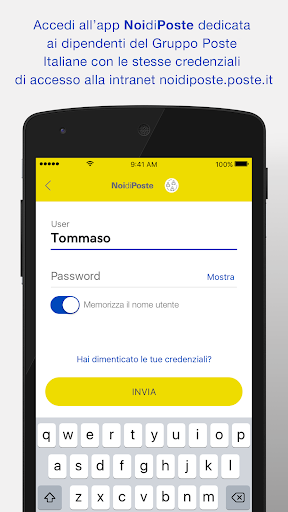 Android application NoidiPoste screenshort