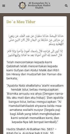 40 Kumpulan Doa Hadist Shahih Screen 3