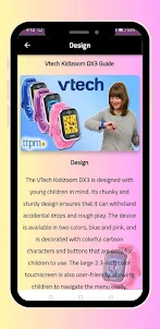 Vtech Kidizoom DX3 Guide