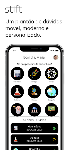 Android application Stift: sua dúvida respondida screenshort