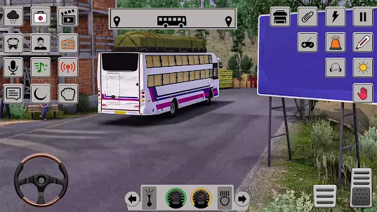 Euro Uphill Bus Driving Games