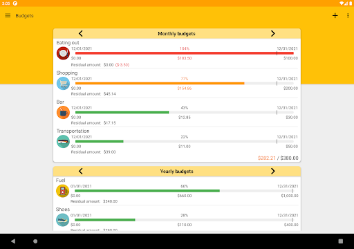 Fast Budget - Expense Manager apkpoly screenshots 10