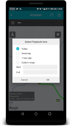 Ajira Speed Governor Client Screen 3