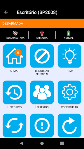 SEG Alarmes Screen 2