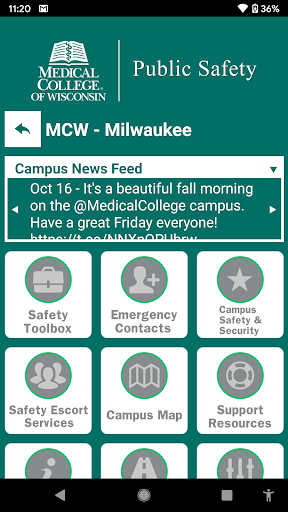 Android application MCW Public Safety screenshort