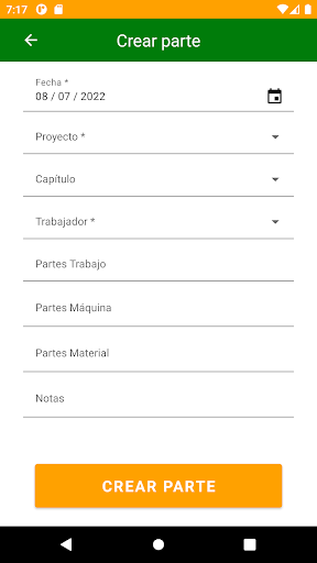Foresma Timesheet Screen 3