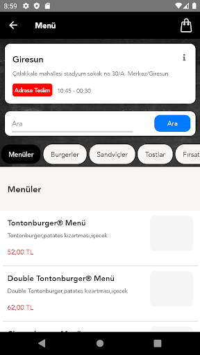 Tonton Burger Screen 2