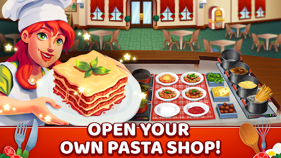 My Pasta Shop: Cooking Game MOD APK (Premium/Unlocked) screenshots 1