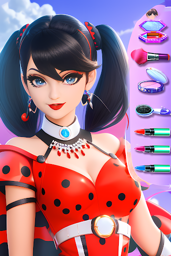 Android application Spotted Superheroine Outfits screenshort