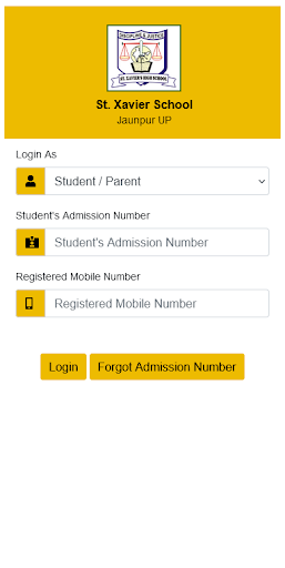 Android application St Xavier School Jaunpur screenshort