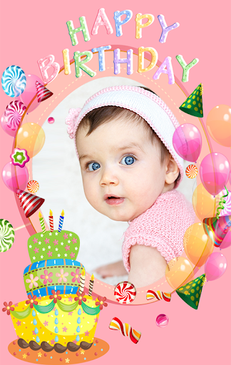 Kids Birthday Photo Frames For Girls