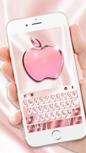 Rose Gold Keyboard for Phone8 1