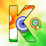 Indian Flag Letter Alphabets icon