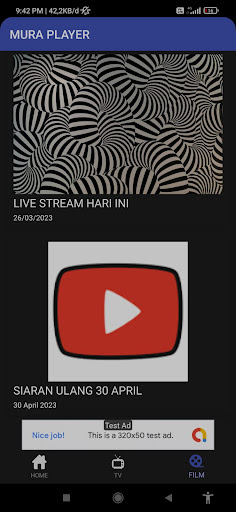 Android application Mura Player screenshort